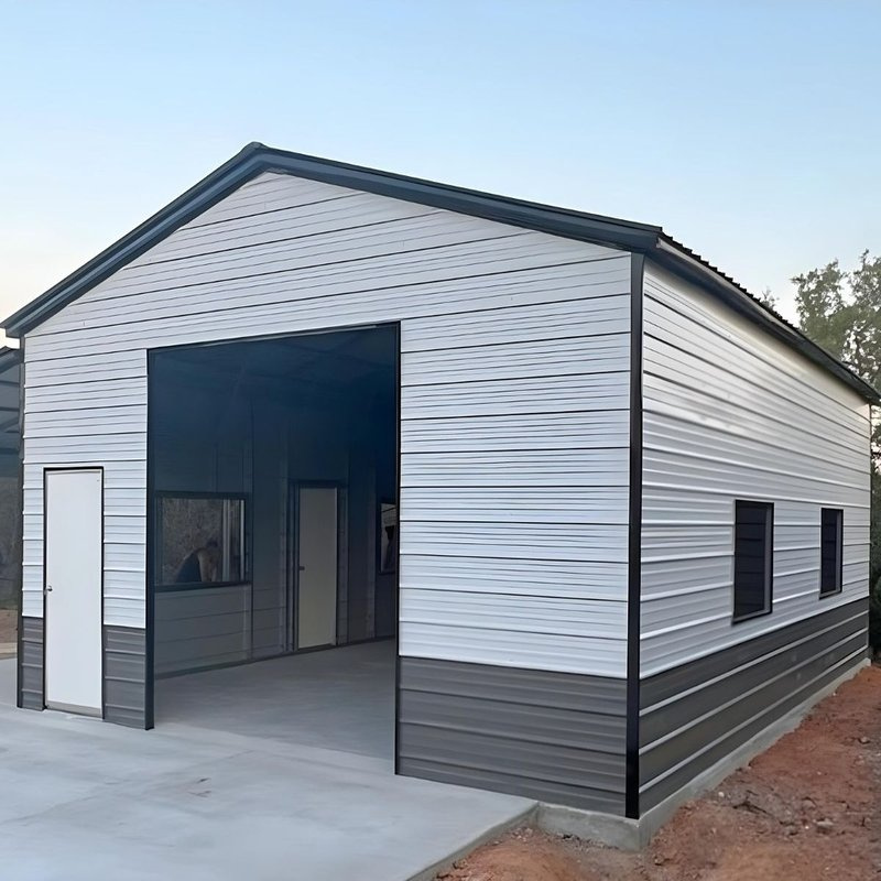 Steel structure garage and hangar (3)